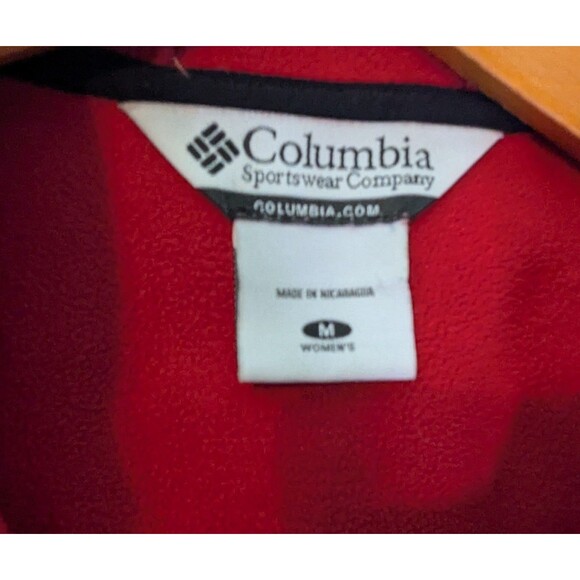 Columbia women's jacket Full Zip Size M Medium Red (705) - Picture 3 of 3